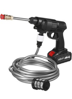 Generic 48V 25000mAh 30Bar Cordless High Pressure Car Washer with Nozzles Water Gun Set Garden Cleaning Jet Car Washing Machine  - Image 2