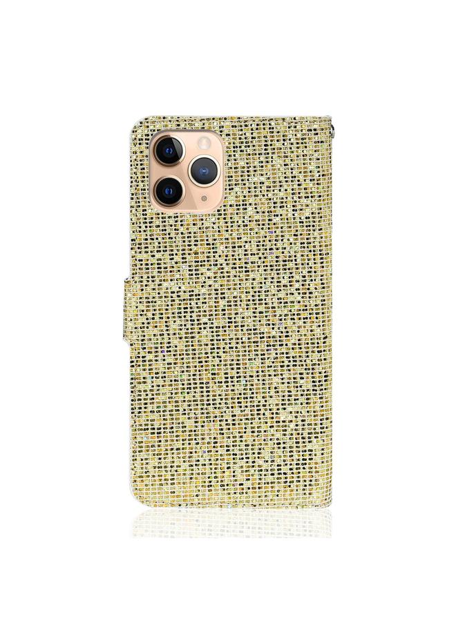 S-TOP Case For iPhone 12 mini Glitter Powder Horizontal Flip Leather Case with Card Slots & Holder & Lanyard - Image 3