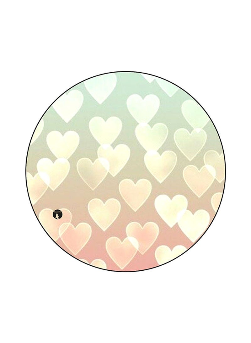 RKN Hearts Printed Mouse Pad Multicolour