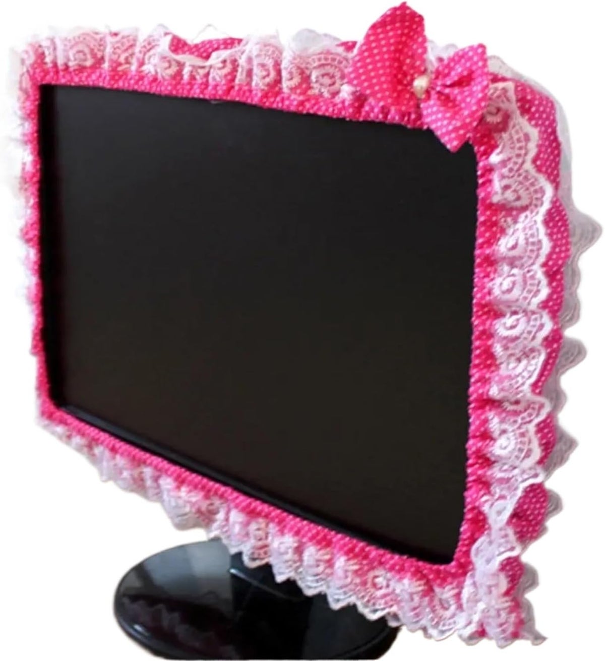 Generic Generic 2pcs Washable With Bow With Pocket Computer Frame Cover Home Decorations Monitor ZDC88008B4A37676DA1AEZ
