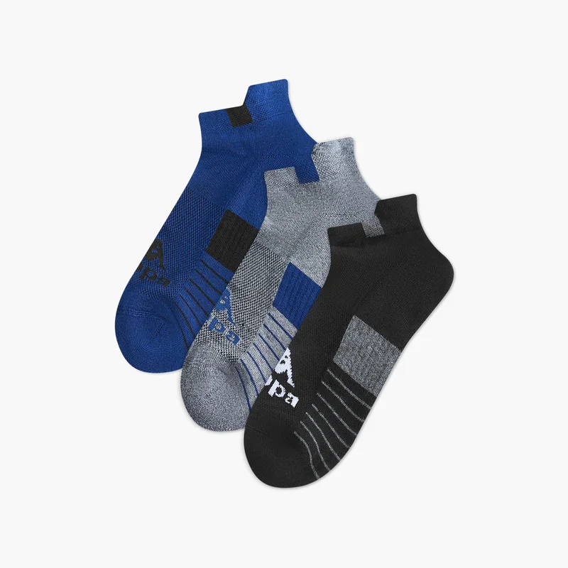 Kappa Set of 3 - Kappa Striped Ankle Length Half Terry Socks
