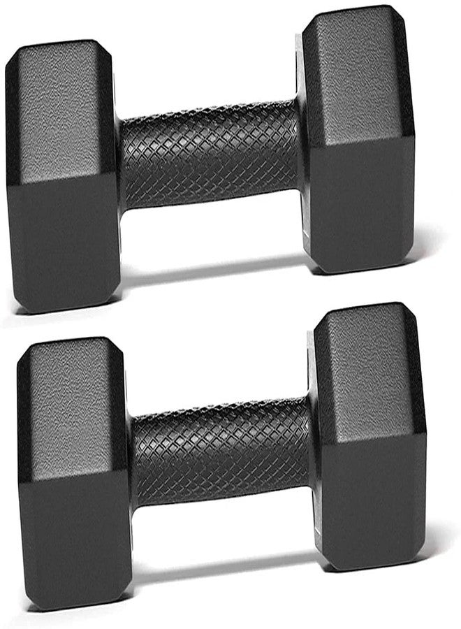 Encanto PVC Hex Dumbbells For Men & Women Strength Training 1kg-5kg Hex Dumbbell (2) - Image 1