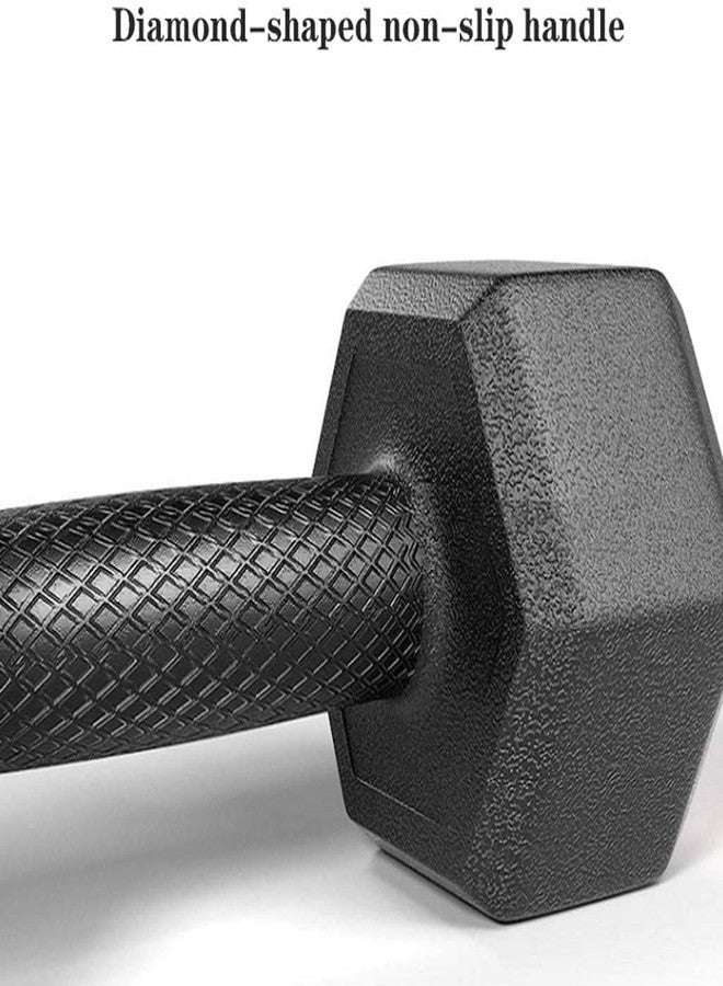 Encanto PVC Hex Dumbbells For Men & Women Strength Training 1kg-5kg Hex Dumbbell (2) - Image 4