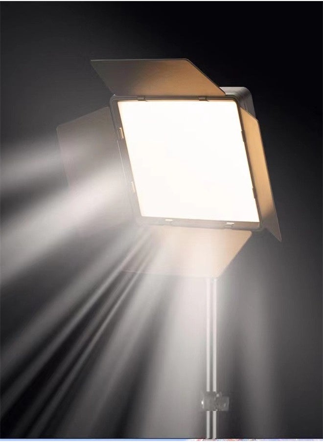 ماركة غير محددة - إضاءة فيديو احترافية ثلاثية الألوان LED لتصوير منتجات الاستوديو على  مع حامل U وباب الحظيرة - Image 1