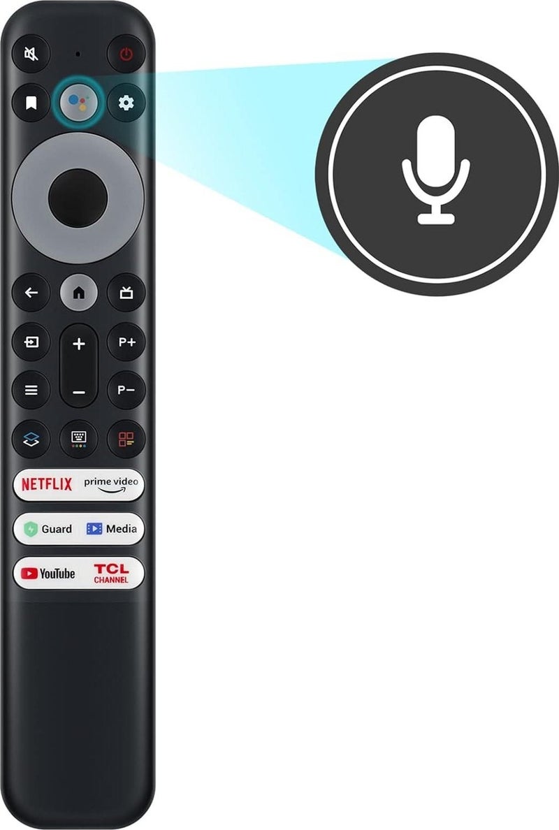 Tayfun Tcl 65C745 Smart TV Remote Control with Microphone - Image 2