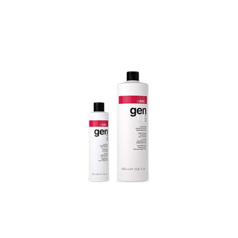 Genus Energizing Shampoo Strengthens Fine Weak Hair with Chili Pepper Extract and Wheat Proteins Promotes Growth Reduces Breakage Adds Shine and Softness 300ml