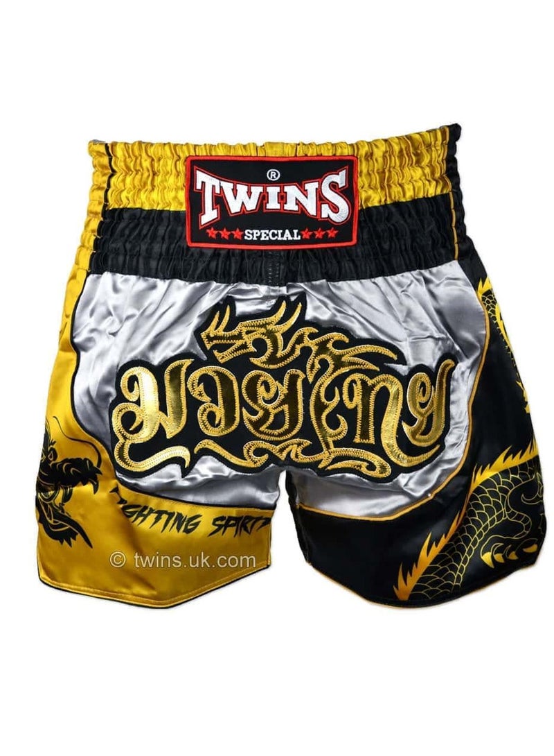 Twins Special TBS1 DRAGON THAI BOXING SHORTS MIXED  - Image 2