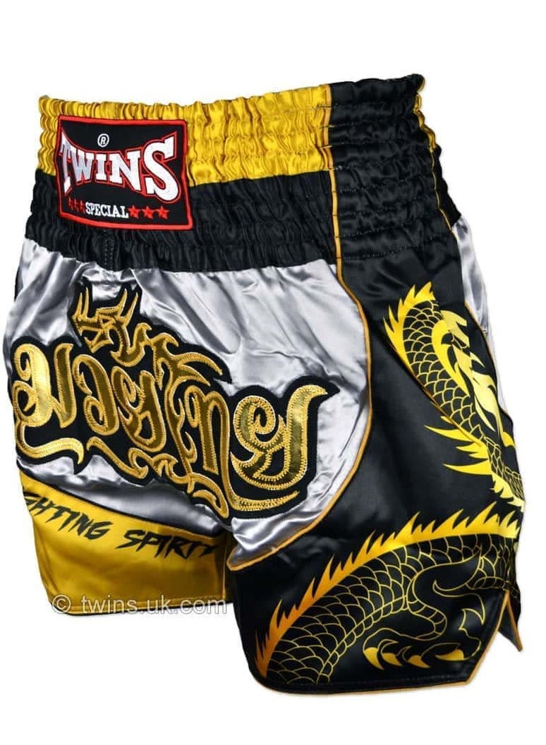 Twins Special TBS1 DRAGON THAI BOXING SHORTS MIXED  - Image 3