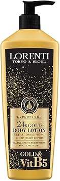 Lorenti Body Cream Lotion 24K Gold Body Lotion Ultra Nourishing Multi Vitamin Repair 400ml - Image 1