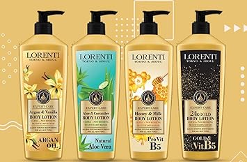 Lorenti Body Cream Lotion 24K Gold Body Lotion Ultra Nourishing Multi Vitamin Repair 400ml - Image 3