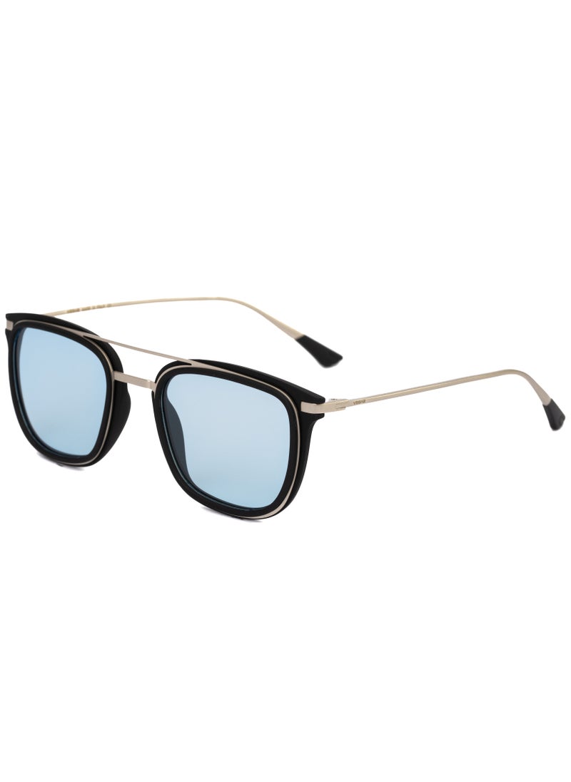 VEGAS Round Frame Eyewear Sunglasses V2049 - Sky Blue  - Image 3