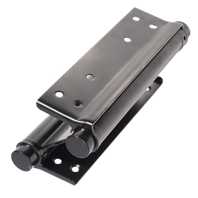 BENERAY Pair Of 8"" Black Heavty Duty Double Action Spring Hinges  Self Closing Door Hinges For Cafe Saloon Pub Swinging Doors  201 Stainless Steel  Including Pins And Screws - Image 3