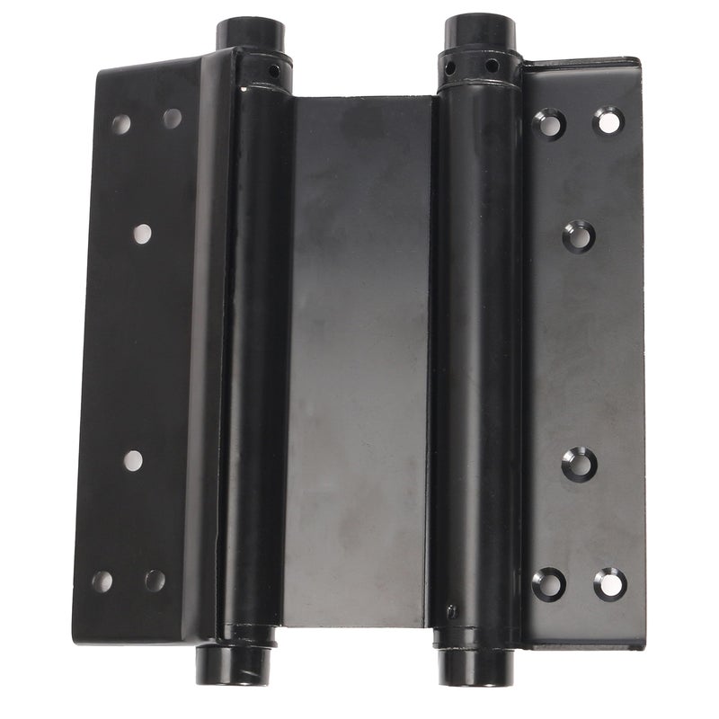 BENERAY Pair Of 8"" Black Heavty Duty Double Action Spring Hinges  Self Closing Door Hinges For Cafe Saloon Pub Swinging Doors  201 Stainless Steel  Including Pins And Screws - Image 4