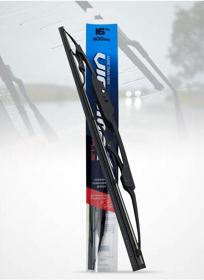 Viewmax Windshield Car Wiper Blades, Powerful Performance Conventional Wiper Blades - VIEW MAX - (16" 400mm)  - Image 3