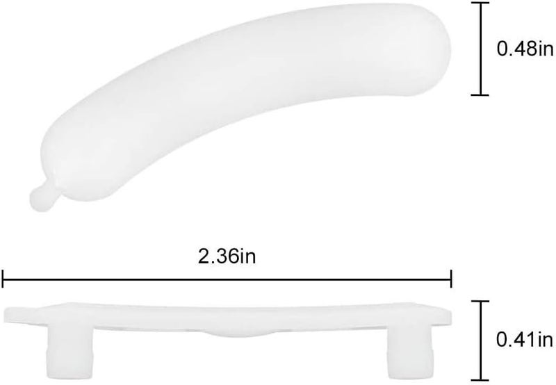 PELIF Washing Machine Kit 3 pcs Suspension Spring WP63907 & 1 pcs Counterweight Counter Balance W10250667 & 3 pcs Tub Wear Pad 285744 for Whirlpool Washer - Image 4