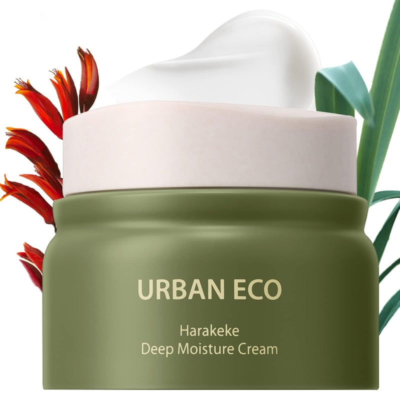 THESAEM Urban Eco Harakeke Deep Moisture Cream 1.69 oz. - Vegan Ultra Moisturizing and Nourishing Day & Night Moisturizer - Firming Healthy Looking Skin - Harakeke Root Extract and Ceramides - Image 1