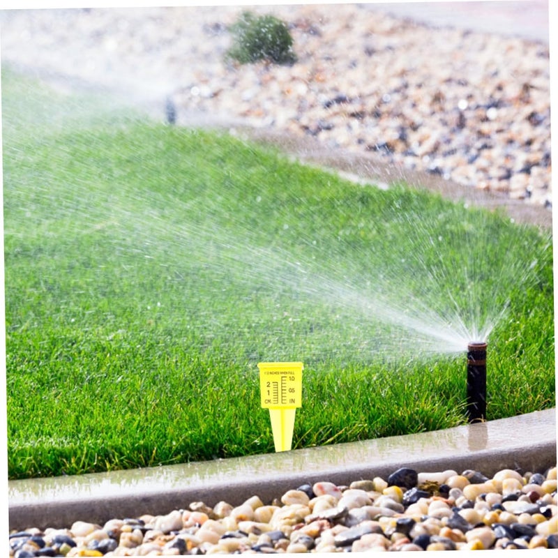 5pcs 1.5 Inch Plastic Rain Gauge Set For Lawn Garden Accurate Rainfall Measurement Tool - Image 5