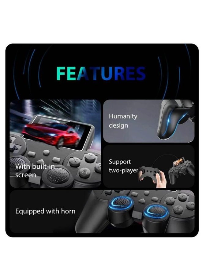 ممز بلانيت وحدة التحكم س10 ميني لألعاب الفيديو للأطفال هي الخيار المثالي للترفيه العائلي، حيث تحتوي على 520 لعبة كلاسيكية توفر تجربة ألعاب ممتعة لجميع الأعمار. -ألعاب أطفال-جهاز ألعاب محمول-ألعاب تناسب الأطفال والكبار - Image 4