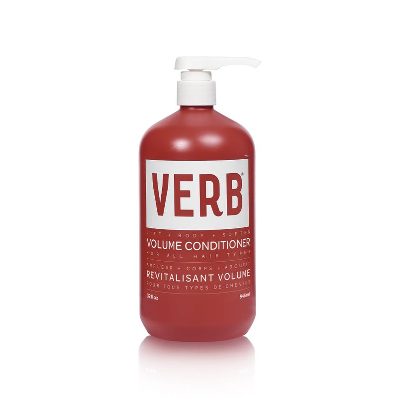VERB Volume Conditioner 32 fl oz- Softens, Detangles + Lifts Flat Hair- Sulfate, Paraben and Gluten Free - Image 1