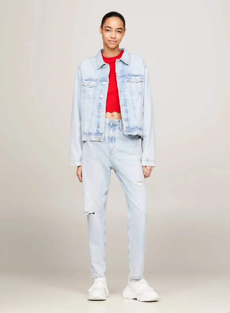 TOMMY JEANS Archive Colour-Blocked Back Denim Jacket