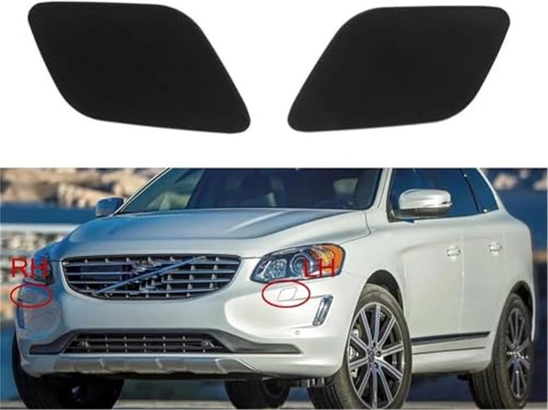 DEMULAX Headlight Washer Spray Nozzle Cover for Volvo XC60 - Image 3
