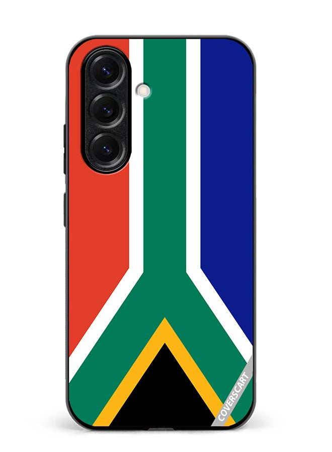 COVERSCART Protective Case Cover For Samsung Galaxy A56 South Africa Flag Design Multicolour