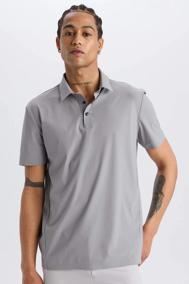 ديفاكتو DeFactoFit Standard Fit Sports Polo T-Shirt