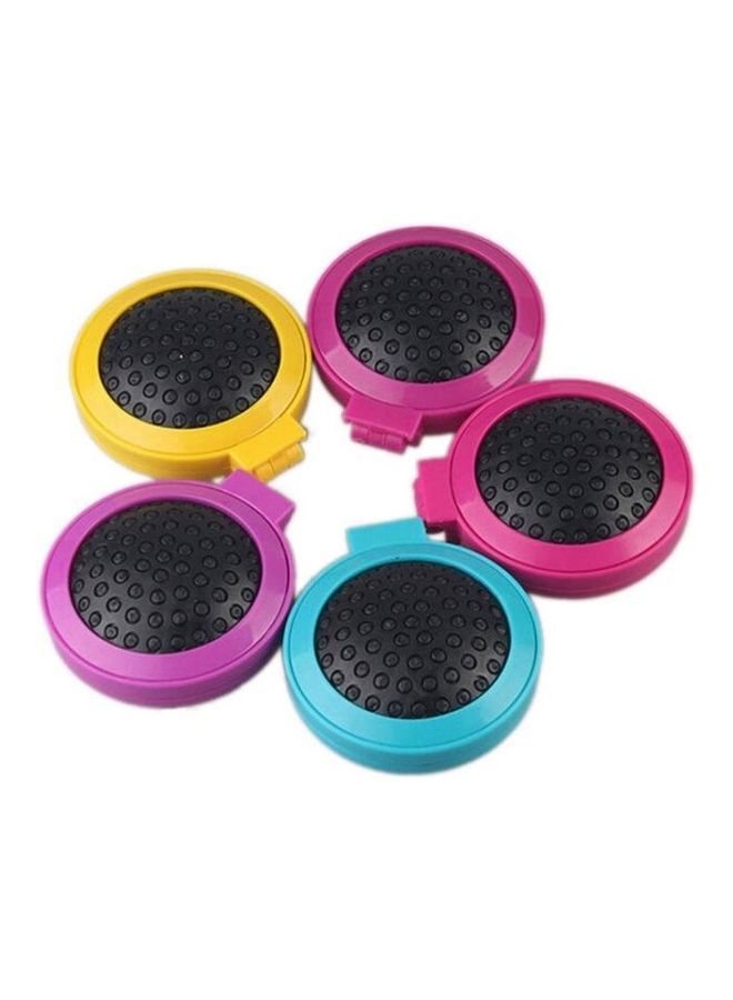 NIBEMINENT 10 Piece Round Pocket Massage Comb Set Multicolour - Image 1