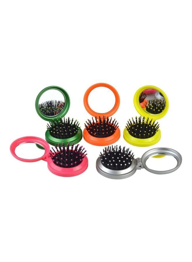 NIBEMINENT 10 Piece Round Pocket Massage Comb Set Multicolour - Image 2