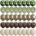 Govpy Sage Green Brown Safari Balloons 60PCS Dusty Olive Green Coffee Beige Metallic Gold Eucalyptus Latex Balloon Camo Army Hunting Balloons for Woodland Baby Shower Birthday Party Decorations Supplies - Image 3