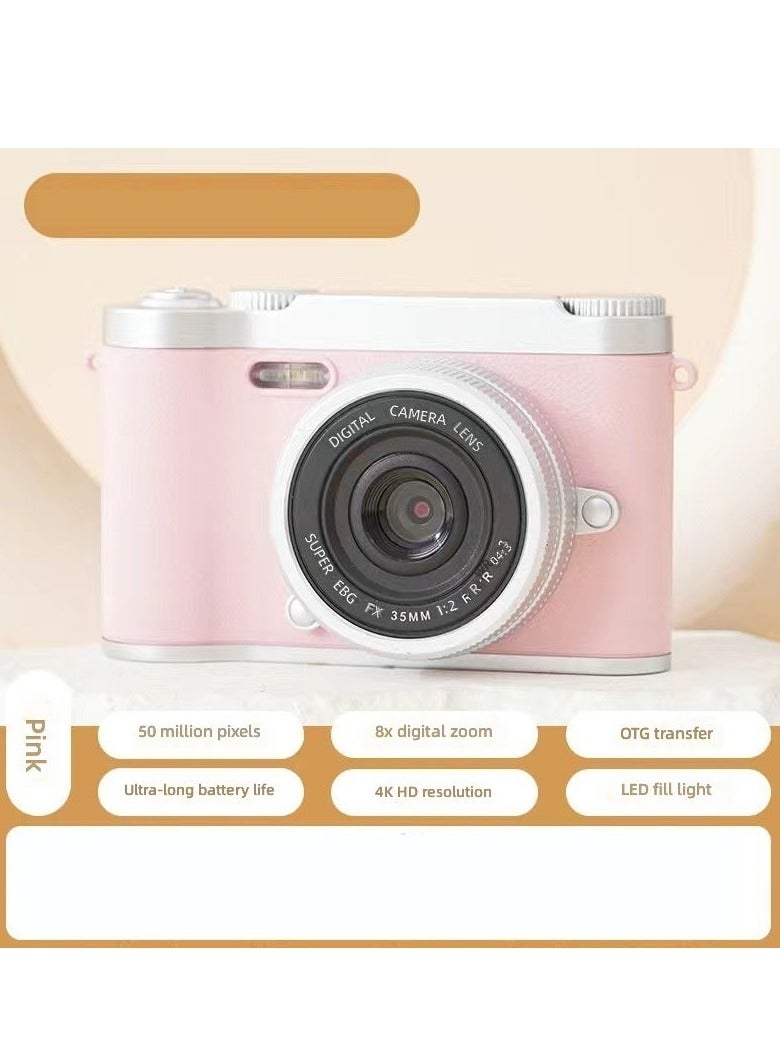 ميباي كاميرا رقمية ثنائية العدسة عالية الدقة بتصميم رجعي للأطفال - 20 ميجابكسل CCD، تقريب 8x، تصوير فوري، نقل الصور إلى الهاتف - Image 1