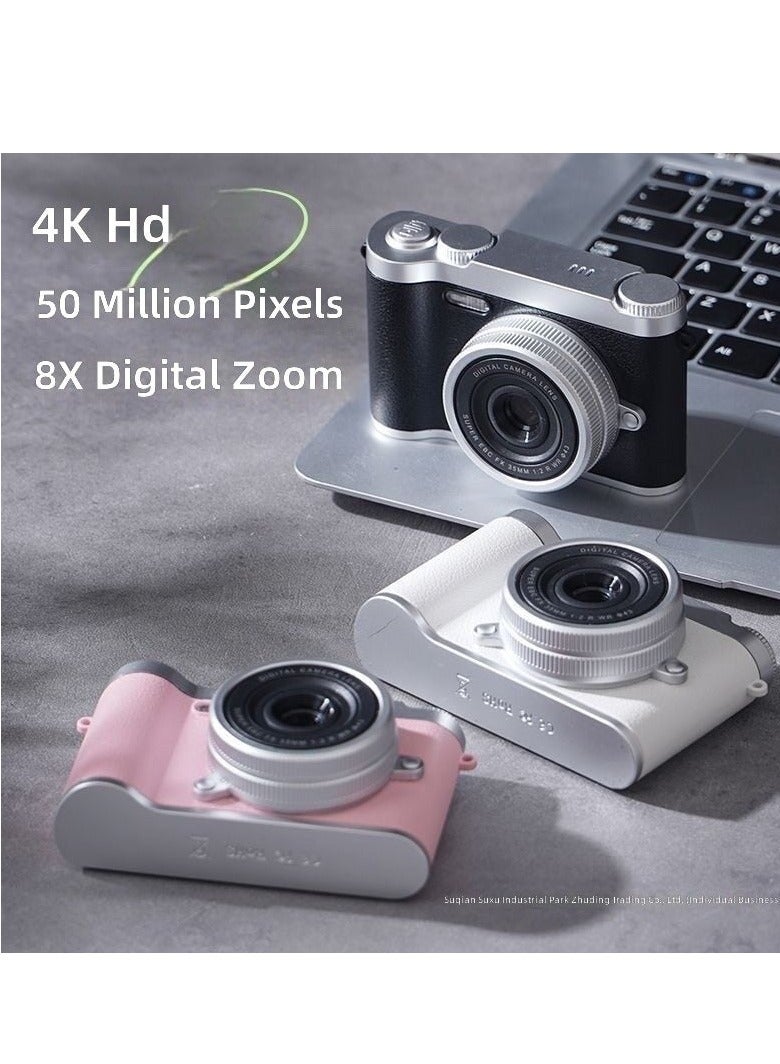 ميباي كاميرا رقمية ثنائية العدسة عالية الدقة بتصميم رجعي للأطفال - 20 ميجابكسل CCD، تقريب 8x، تصوير فوري، نقل الصور إلى الهاتف - Image 3