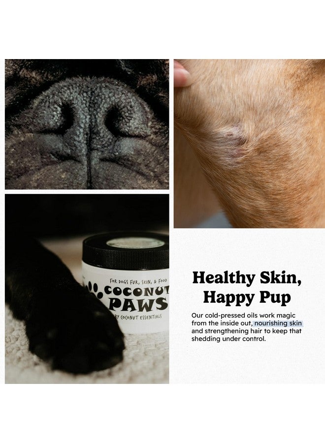 Coconut Essentials Organic Coconut Paws Oil For Dogs: Skin, Hair, Ears, Teeth, & Nails  ColdPressed Coconut, Olive & Sunflower Oils  8 Fl Oz - Image 4