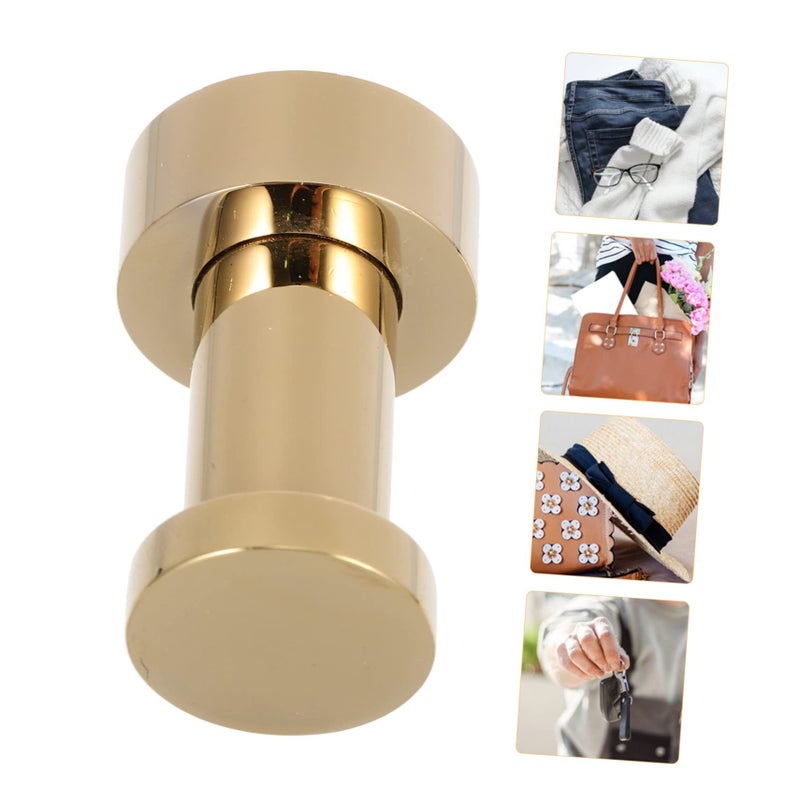 2Pcs Brass Towel Hooks for Bathroom Wall Coat Hat Hangers with Stable Load Capacity - Image 5