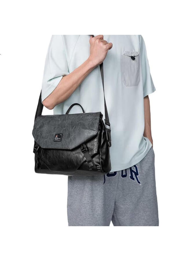 Scarecrow Men'S Portable Travel Casual Shoulder Crossbody Bag, Phone Messenger Bag, Backpack, Cycling Fashion Commuter Large Capacity - Image 3