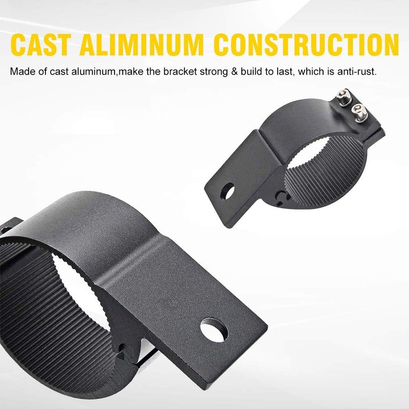 NORTHYUN 2.5 Inch Tube Clamp Mounting Bracket Kit for LED Light Bar LED Off-Road Light Horizontal Bar Tube Clamp Roof Roll Cage Holder - Image 2