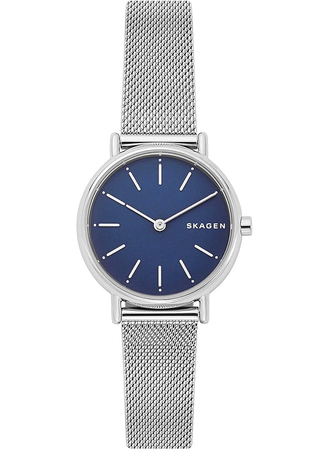 سكاجين ساعة سيجناتور ليل بعقارب فضية اللون من الستانلس ستيل Skw2759 للنساء - Image 1