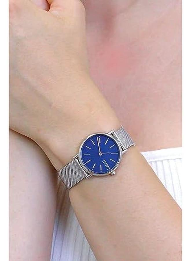 سكاجين ساعة سيجناتور ليل بعقارب فضية اللون من الستانلس ستيل Skw2759 للنساء - Image 2