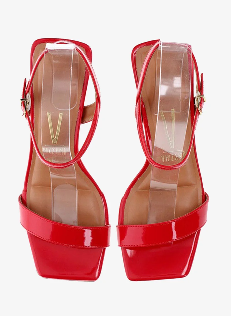 VIZZANO Red Heels Sandal for Women – Stylish Ladies Heel Sandals & Sling Back Heels for Girls for Women | Best Price UAE