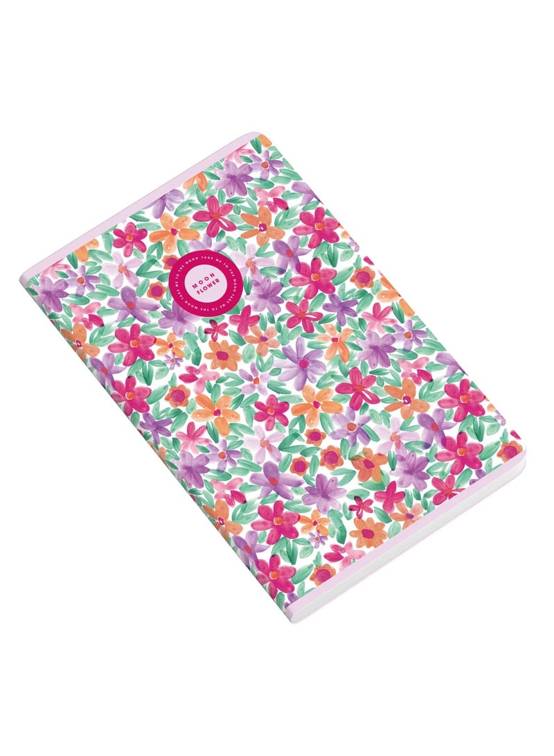 Ambar 1-Piece A4 Size Notebook Single Lined Ruling Assorted Designs - Image 1