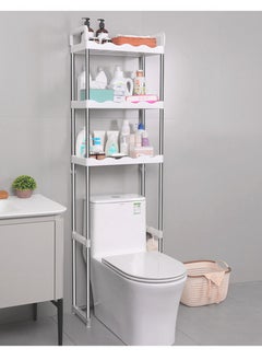 HEXAR HEXAR® 3 Tier Over the Toilet Rack, Stainless Steel 30kg Capacity Bathroom Shelf, Space Saving Bathroom Stand Organizer Over the Toilet Storage  - Image 1