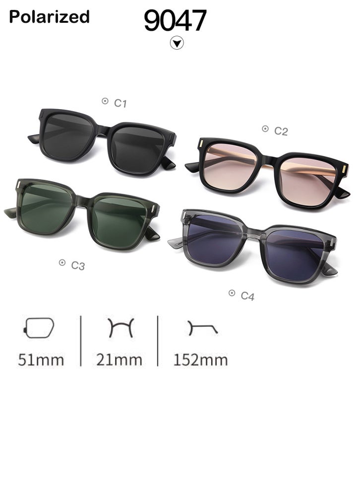 Chomel Fashion High-Definition Nylon Lens Sunglasses For Men And Women High-End Elegant Anti-Ultraviolet Anti-Blue Light  - Image 3