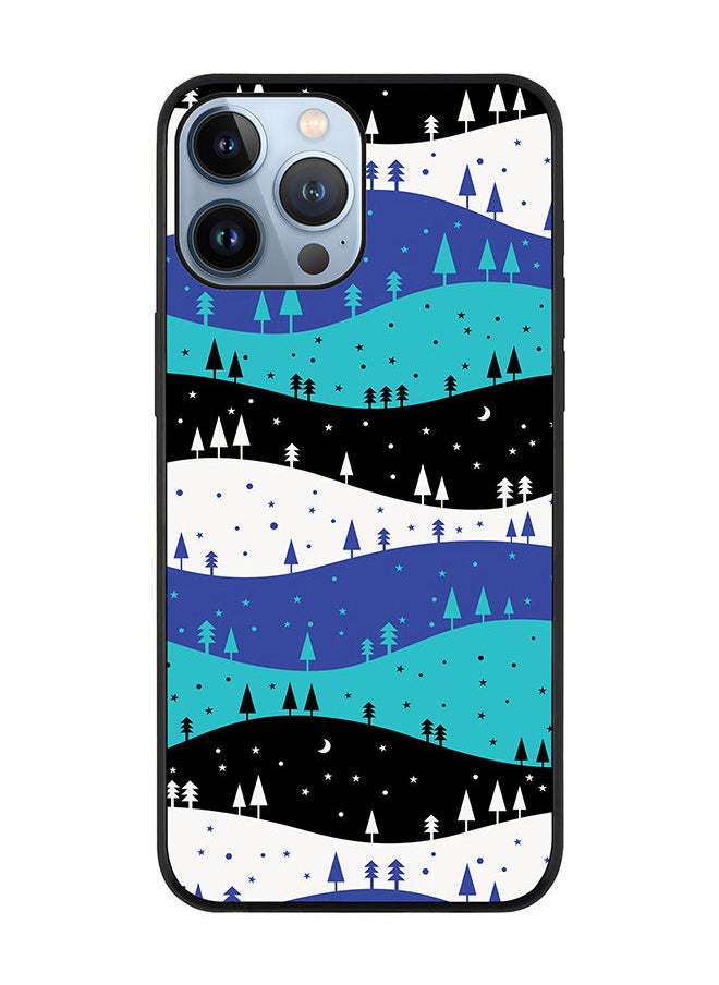 Stylizedd - Rugged Black edge case for Apple iPhone 13 Pro Max Slim fit Soft Case Flexible Rubber Edges Anti Drop TPU Gel Thin Cover - Rolling Seasons - Image 1