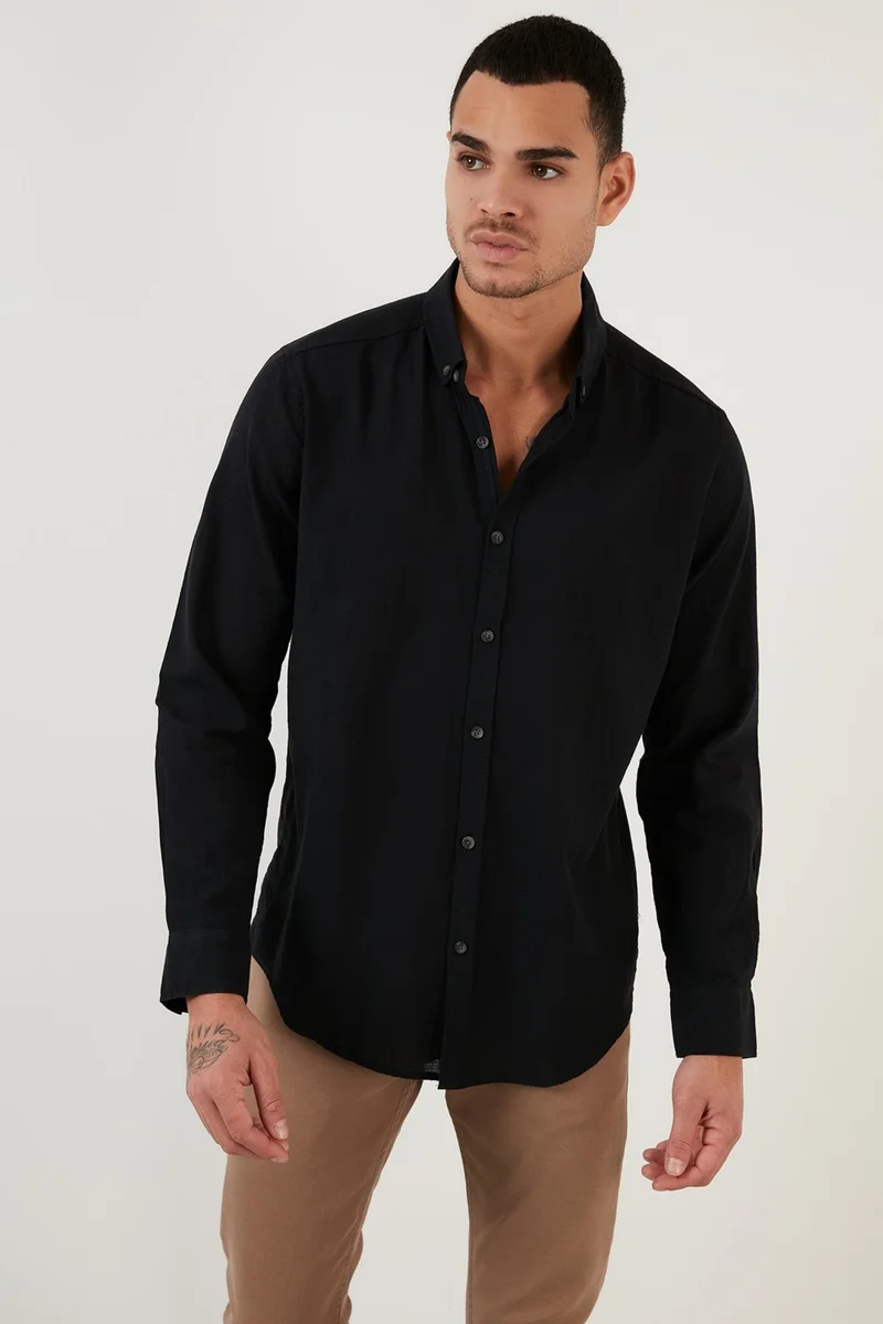 Buratti Cotton Regular Fit Button-down Collar Shirt Men's SHIRT CF20S111871