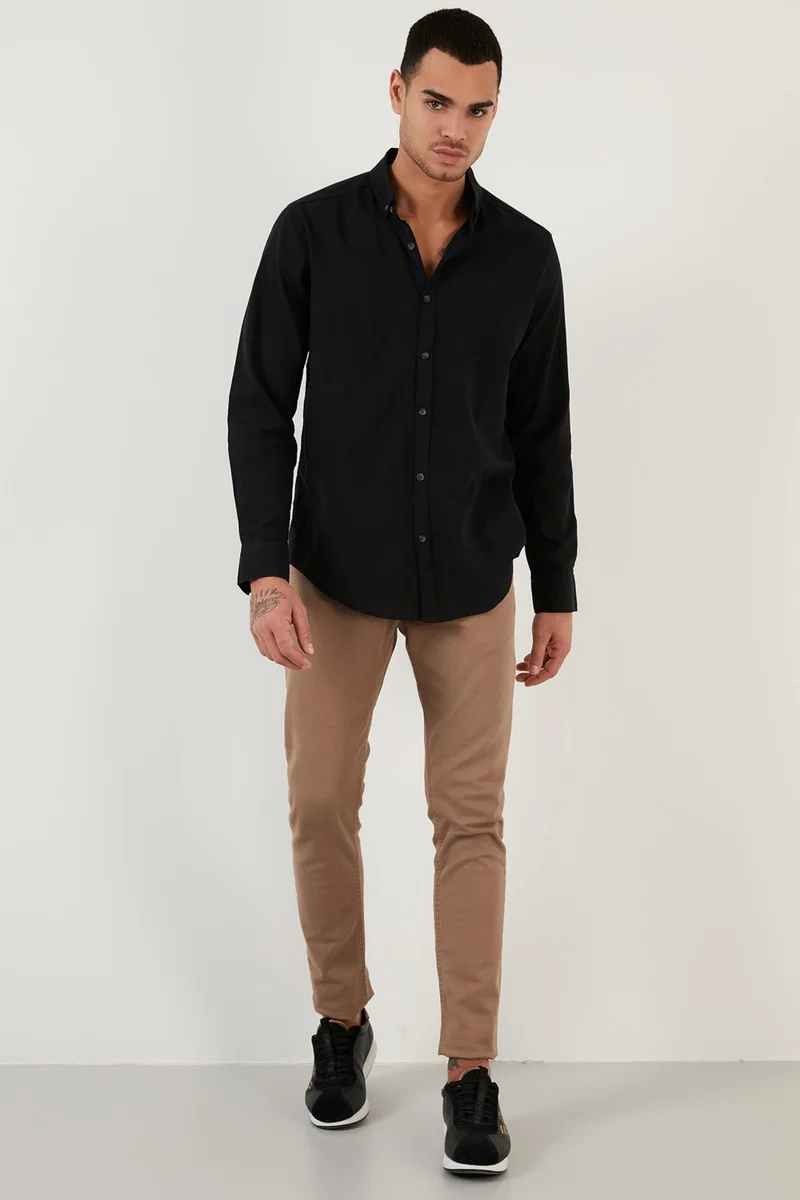 Buratti Cotton Regular Fit Button-down Collar Shirt Men's SHIRT CF20S111871