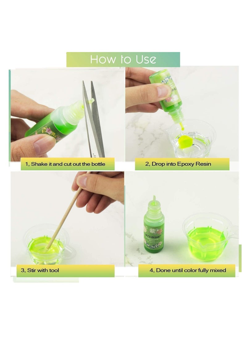 بريميفي أصباغ راتنجات الايبوكسي UV 24 لون سائل شفاف - Image 3