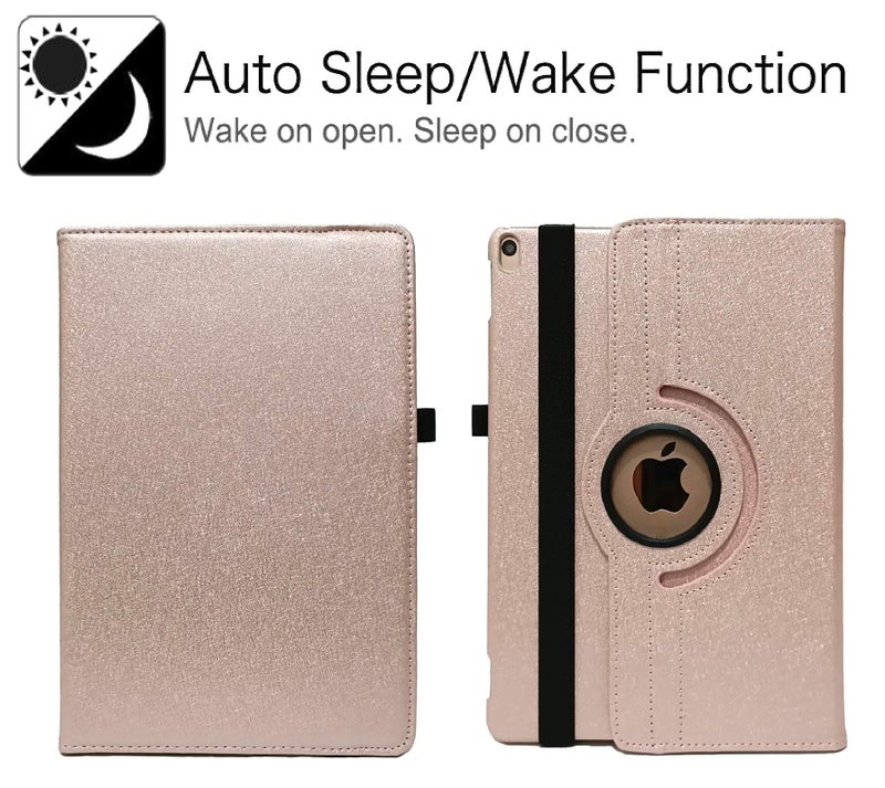 Newraturner Rotating Case for iPad 9th Generation (2021) / 8th Generation (2020) / 7th Gen (2019) 10.2 Inch -360 Degree Rotating Stand Protective Cover, Auto Sleep/Wake Function - Image 3
