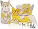 Baker Buddy Kids Baking Set 35Piece with Teddy Bear Apron Kid Friendly Knives Cookie Cutters Rolling Pin Cutting Board Whisk Real Silicone Kitchen Accessories for Cooking and More from Baker Buddy - Image 4