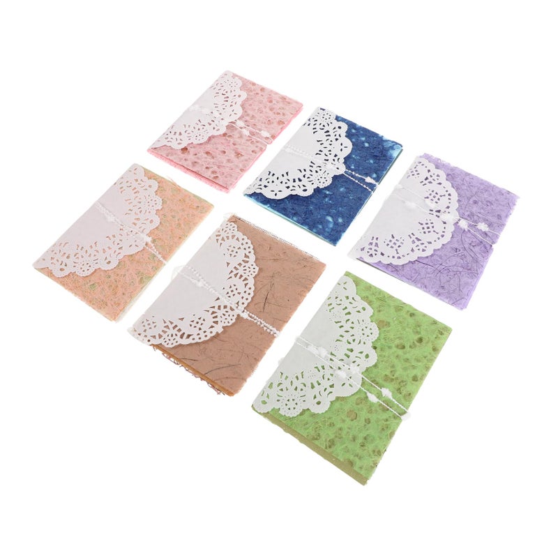 Retro Scrapbooking Kit 6 Pieces Textured Paper For Journaling And Crafting DIY Collage - Image 2