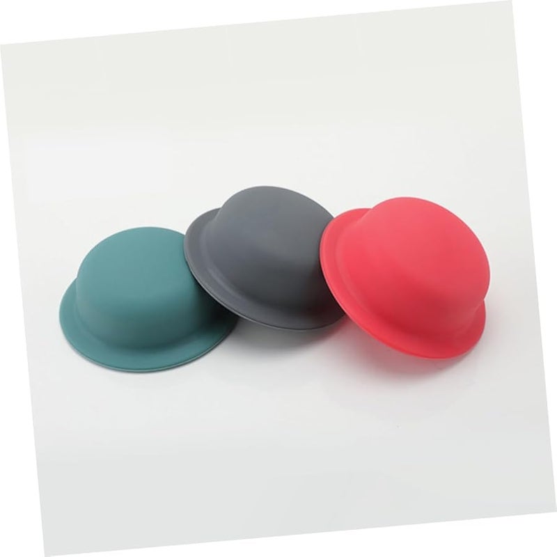 غطاء مقبض غطاء وعاء أزرق سماوي 2 قطعة مقاوم للحرارة للأواني والمقالي 7x7x3 سم - Image 3